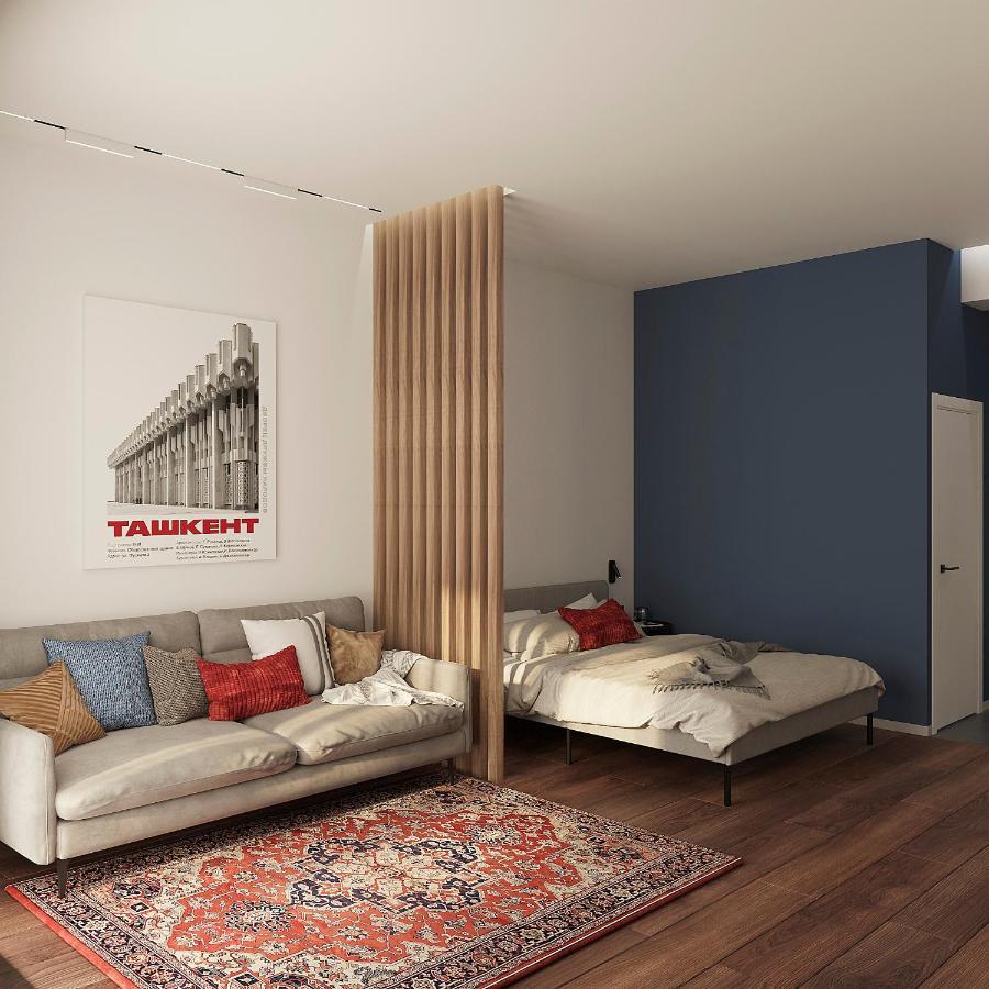 Blueloft 52 I Tashkent Apartment With Balcony Exterior foto